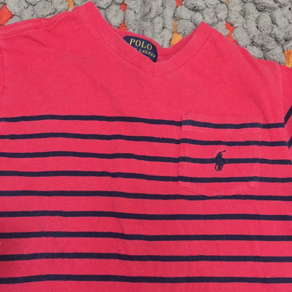 Boys red & blue Ralph Lauren Polo T shirt